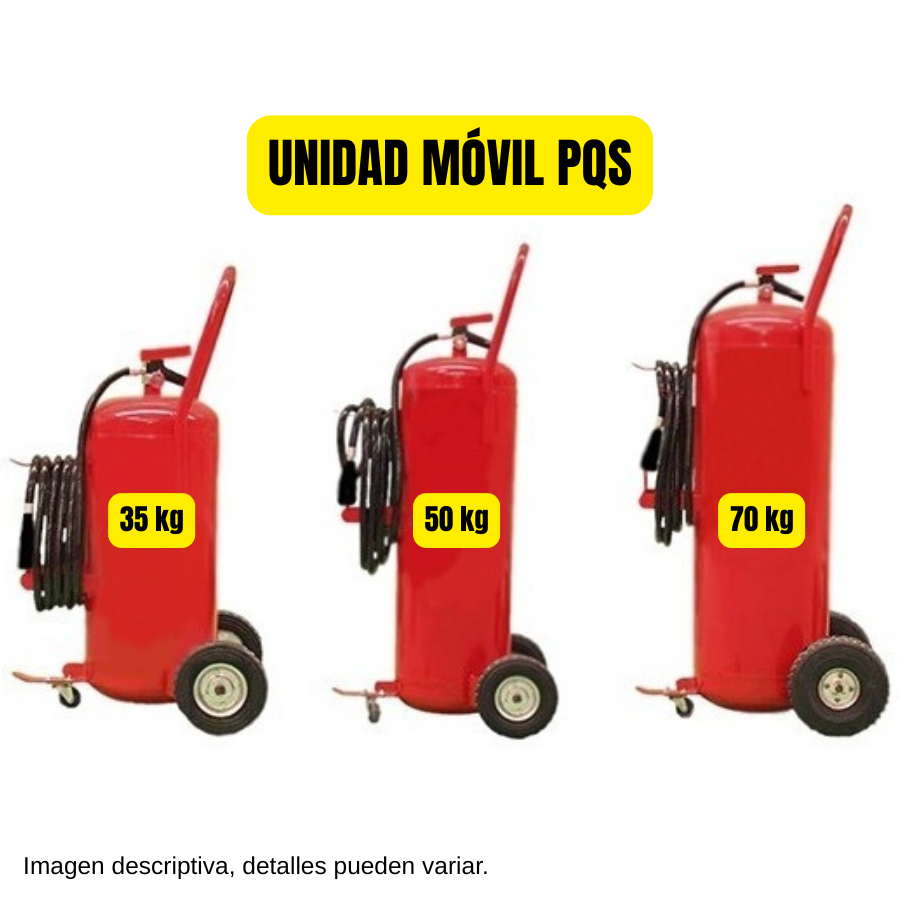 Equipo Nuevo de Unidad Móvil 35 kg PQS