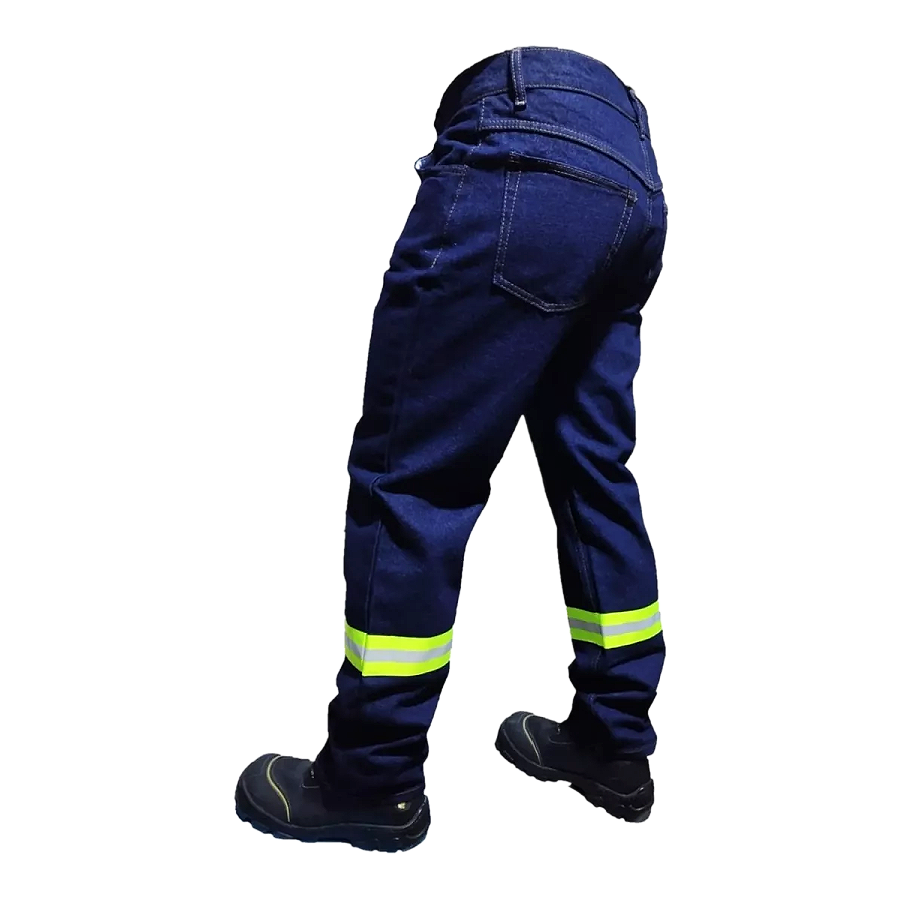 Pantalón de Mezclilla con Reflejantes