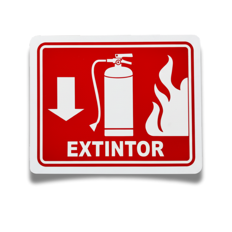 Señalamiento Extintor Mate 15X20